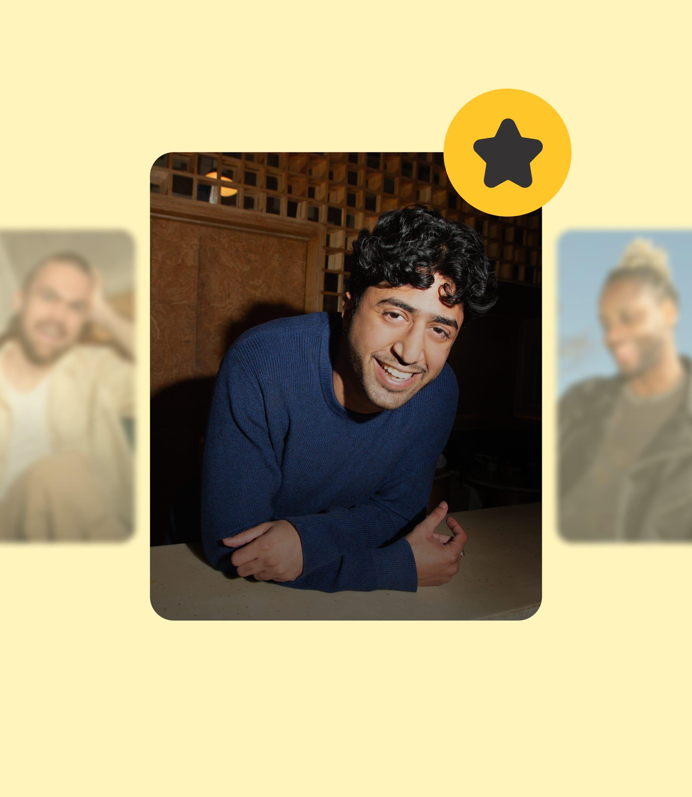 SuperSwipe feature profile view